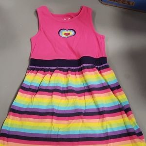 Jumping Beans, Pink multi dress, 6x